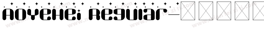 AoYeHei Regular字体转换